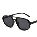 Retro Double Bridge Sunglasses Women - BlackGray