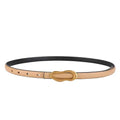 Retro Gold Buckle Genuine Leather Belt for Women
