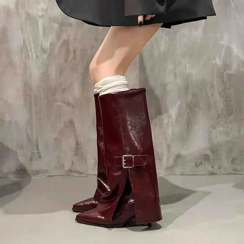 Retro Knee-high Boots