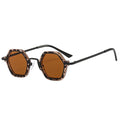 Retro Polygon Square Sunglasses Women - Amber tea / As the picture