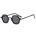Retro Polygon Square Sunglasses Women - Black grey / As the picture