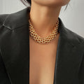 Retro Simple Metal Sweater Chain Necklace For Women - electronic accessories