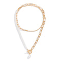 Retro Style Personality Pearl OT Buckle Necklace - electronic accessories