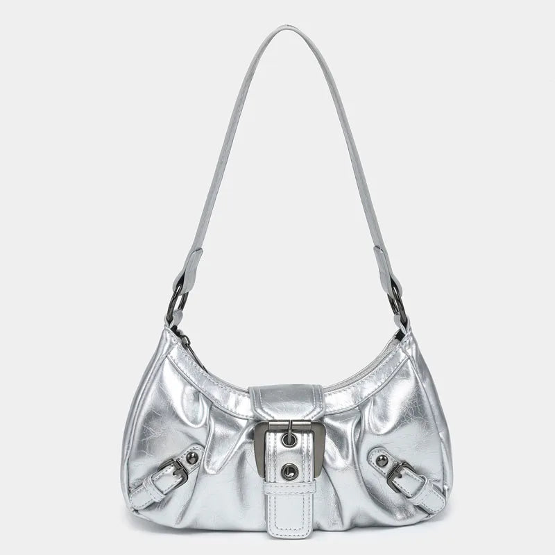 Retro Style Small Bag - Silver