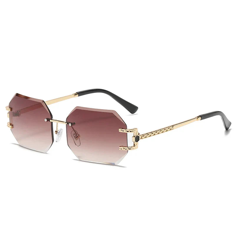 Retro Sunglasses Women - brown