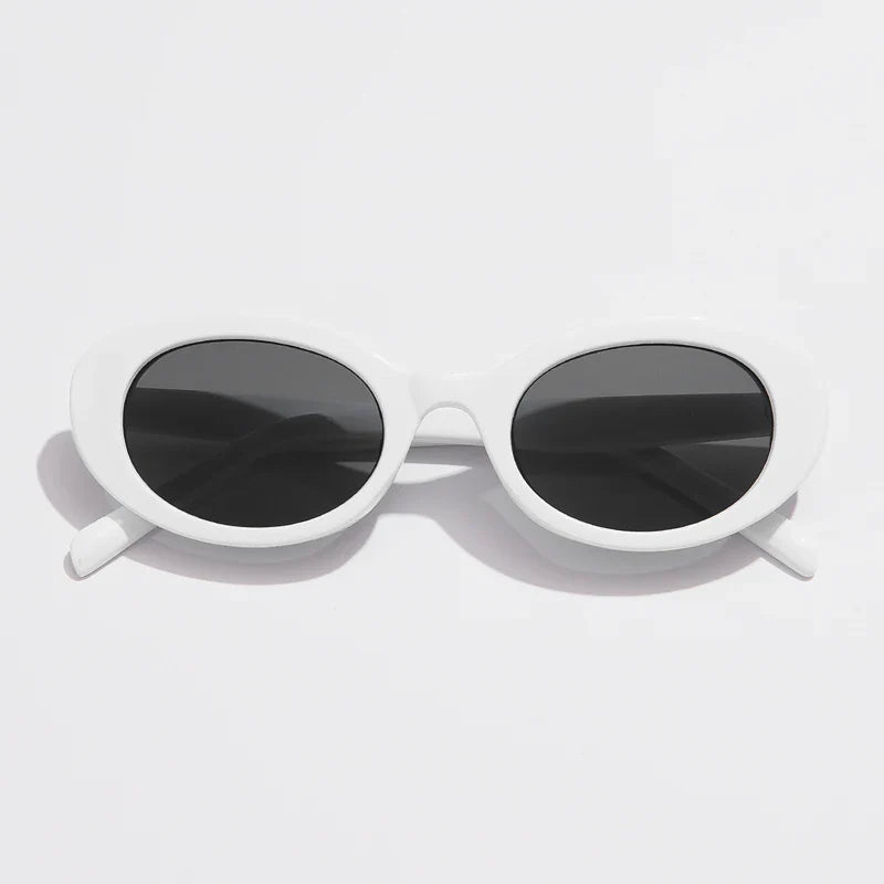 Retro Vintage Oval Sunglasses Women