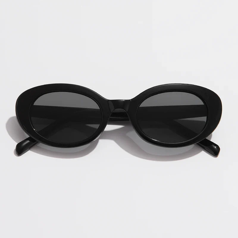 Retro Vintage Oval Sunglasses Women