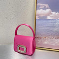 Rhinestones Crystal Evening Bag Women - Small rose