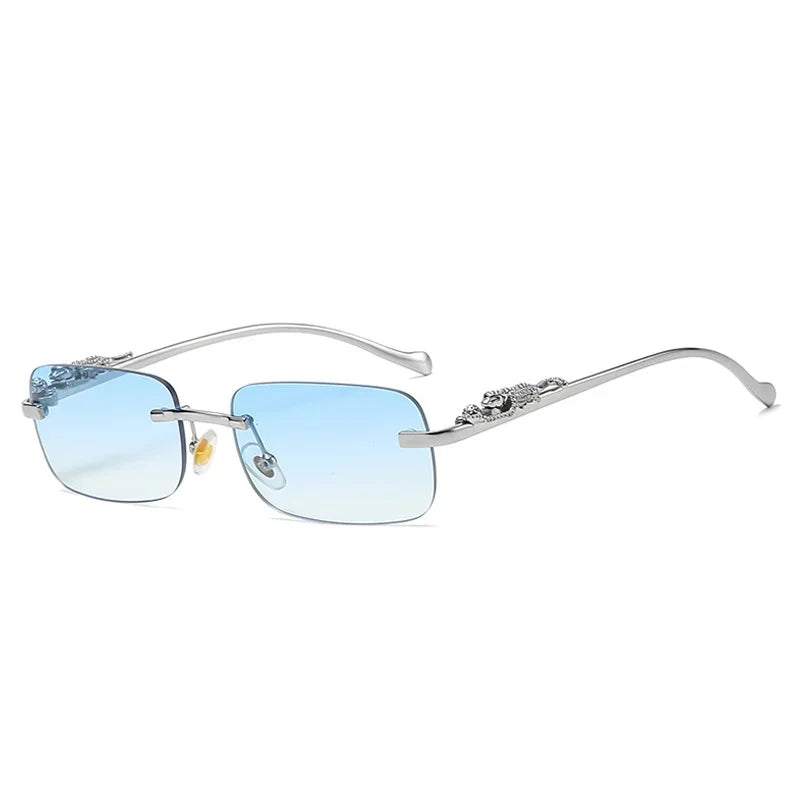Rimless Square Sunglasses Woman