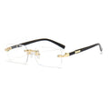 Rimless Sunglasses Rectangle Women - 9