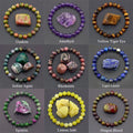 Rose Stone Agate Mixed Colorful Beads Bracelet - electronic accessories