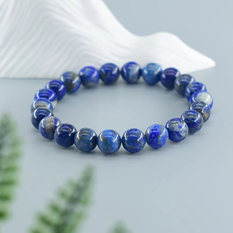 Rose Stone Agate Mixed Colorful Beads Bracelet - Natural Lapis Lazuli - electronic accessories
