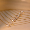 S925 Silver Plating 18K Dold Pearl Shell Pearls Necklace Simple French Style - electronic accessories