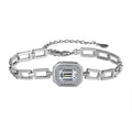S925 Sterling Silver Moissanite Geometric Bracelet - electronic accessories