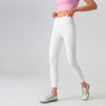 Seamless Bottom Pocket Yoga Pants - Milky white / M