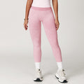 Seamless Stone Washed Yoga Pants High Waist Hip Lift Tight Trousers - Leather Pink / L - Other
