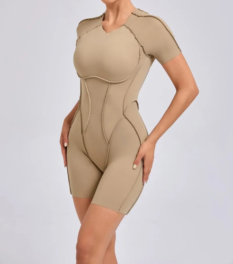 Seamless Yoga Jumpsuits Hip-lifting One-Piece Tight Hollow-out Beauty Back Workout Clothes for Women