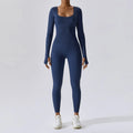 Seamless Yoga Suit Women’s Bodysuit - navy blue / L / CHINA