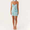 Sequin Beaded Cami Mini Dress - H / M