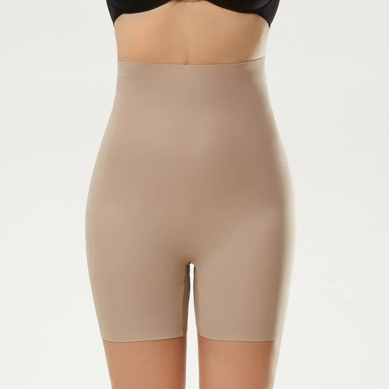 Shapewear for Women Tummy Control Shorts High Waist Panty - Beige / S