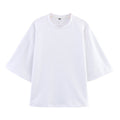 Short Sleeve Double-sided Cloth Sweater Pants - White Top / L - Other