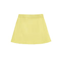 Short-sleeved Knitted Top Mini Skirt Suit - Yellow / L - Other