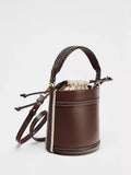 Shoulder Bags Fashion Bucket Bag - Chocolate