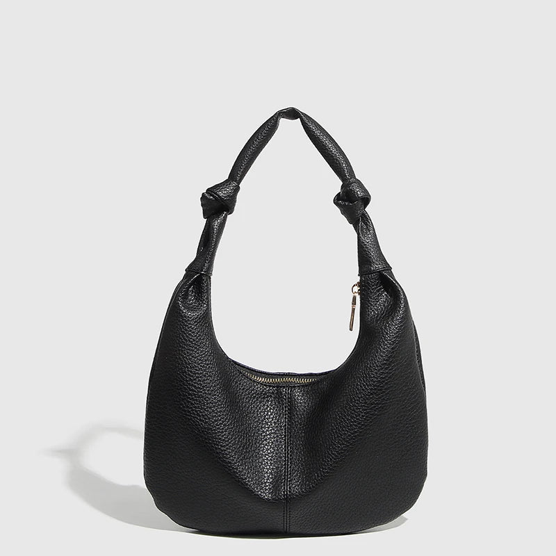 Shoulder Bags Solid Color PU High-end Yellow Bag