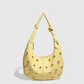 Shoulder Bags Solid Color PU High-end Yellow Bag