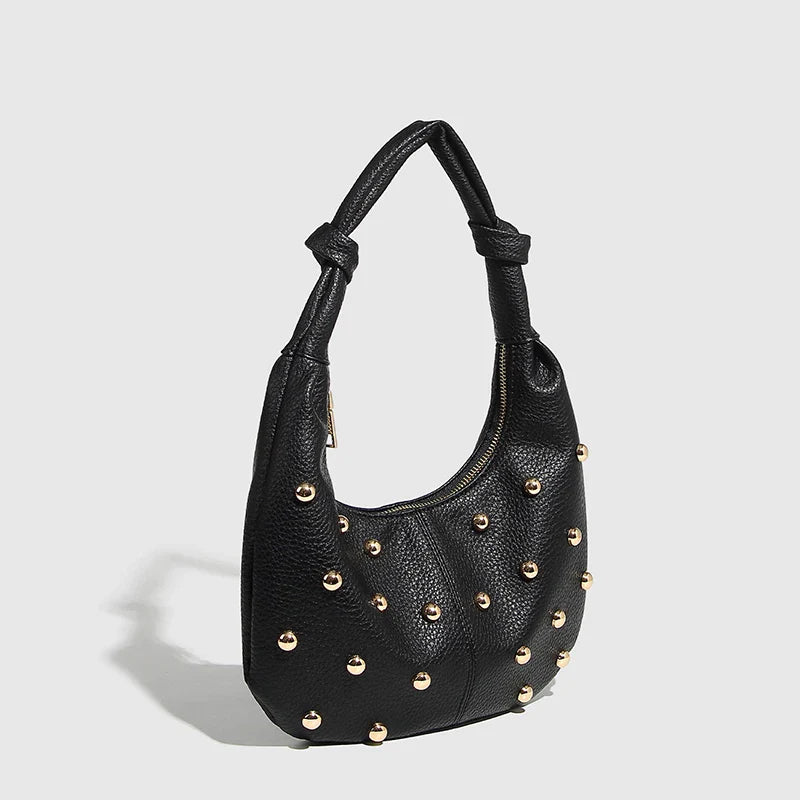 Shoulder Bags Solid Color PU High-end Yellow Bag