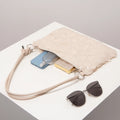 Shoulder Sequin Bag - Beige
