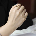Simple And Irregular Ring Personality Ornament - R684 / Adjustable Opening - electronic accessories