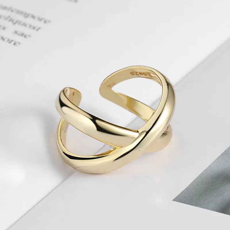 Simple And Irregular Ring Personality Ornament - R704 / Adjustable Opening - electronic accessories