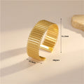Simple And Light Luxury Ring Open-ended Bracelet - 14K Gold XZ315 - electronic accessories