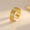 Simple And Light Luxury Ring Open-ended Bracelet - 14K Gold XZ315 - electronic accessories