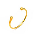 Simple Drop Shape Titanium Steel Bracelet - Gold - electronic accessories