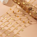 Simple Gold-plated Butterfly Wafer Accessory Pendant Chain - electronic accessories