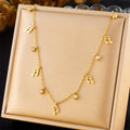 Simple Gold-plated Butterfly Wafer Accessory Pendant Chain - N3057 - electronic accessories