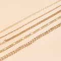 Simple Graceful Metal Chain Retro Creative Snake Anklet Five-piece Set - electronic accessories