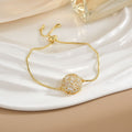 Simple Rotatable Flower Color-preserving Pure Copper Gold-plated Bracelet - Rotating 31 - electronic accessories