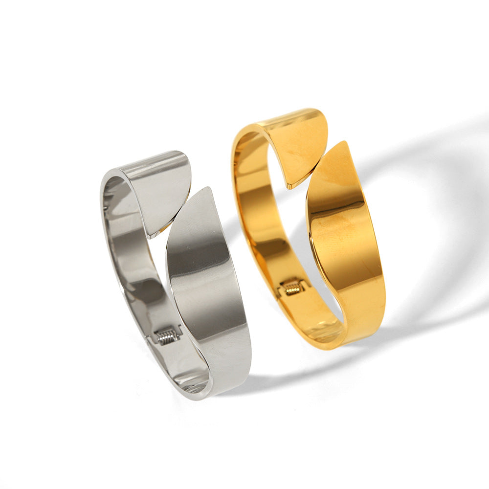 Simple Style Fine Polishing High Quality Personalized Opening Bracelet - electronic accessories