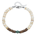 Simple Turquoise Wooden Bead Bracelet - ZJ12925 - electronic accessories