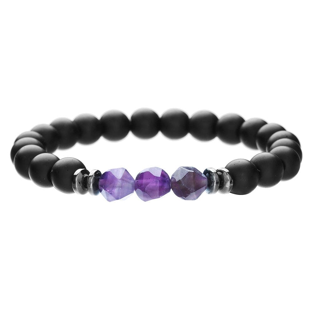 Simple Turquoise Wooden Bead Bracelet - ZJ13475 - electronic accessories