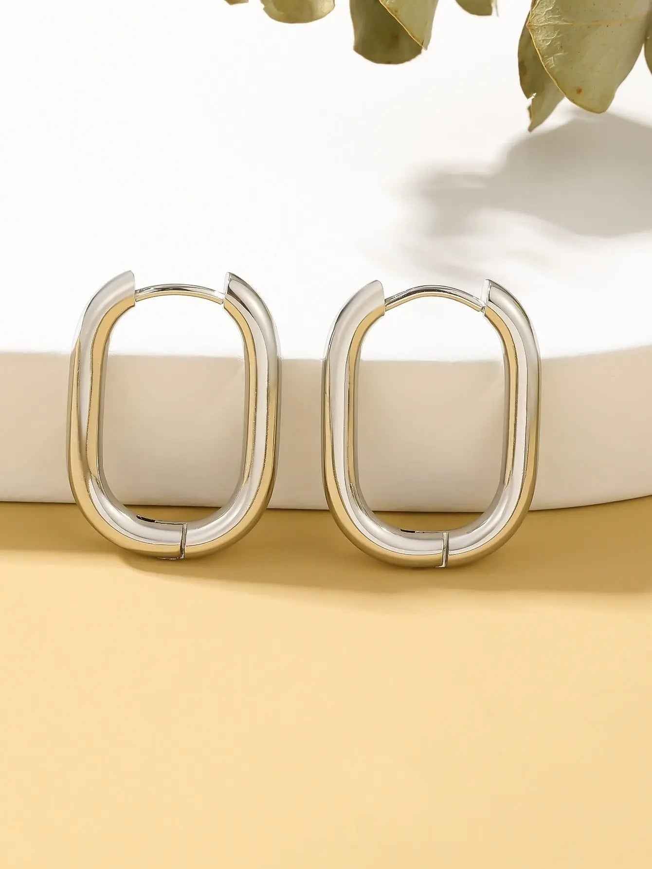 Simple U-shaped Ear Clip Trendy Earrings - Steel Color - electronic accessories