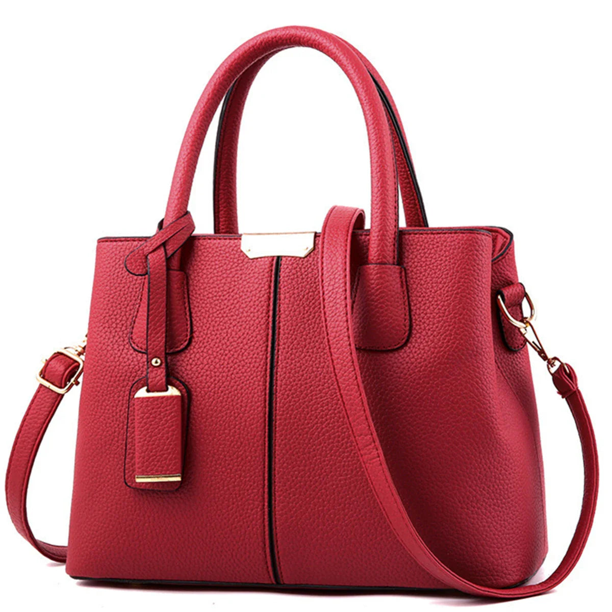 Single Shoulder Oblique Cross Women’s Bag - Red