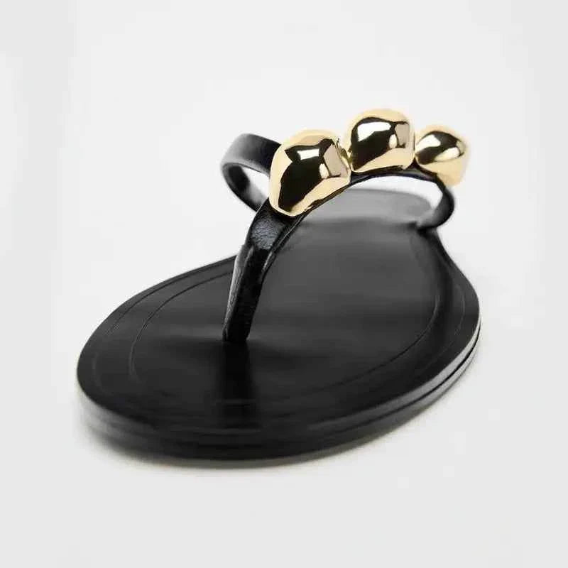 Single Toe Flip Flops Women's Shoes