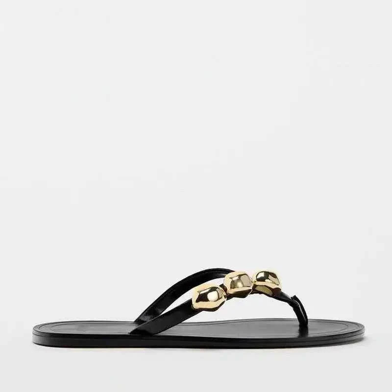 Single Toe Flip Flops Women's Shoes