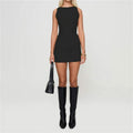 Sleeveless Bodycon Short Dress Women