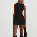 Sleeveless Bodycon Short Dress Women