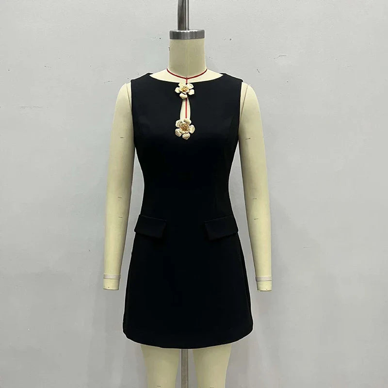 Sleeveless Elegant Mini Dress Women’s